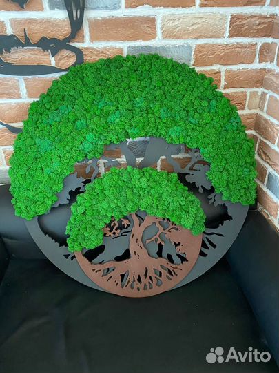 Настенное панно из дерева