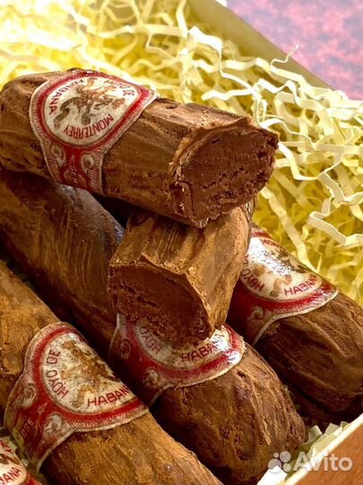 Шоколадные сигары из трюфеля