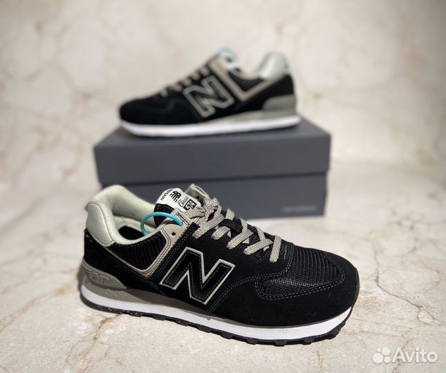 New Balance 574 Black Оригинал