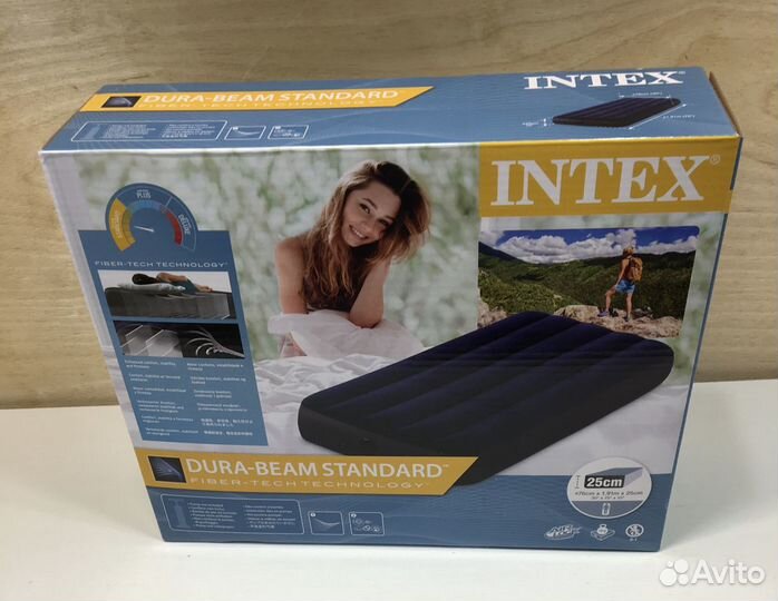 Матрас надувной Intex одноместный