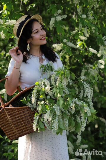 Шляпа женская соломенная канотье