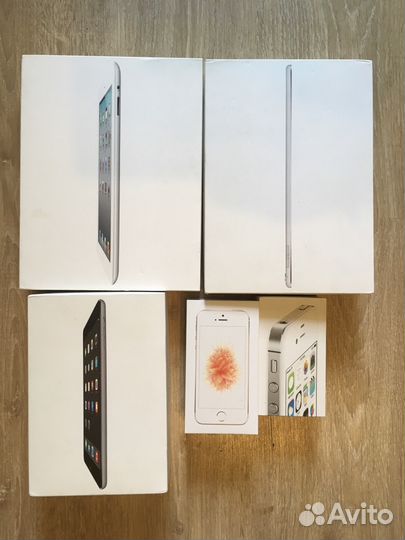 Коробки от iPad, iPhone
