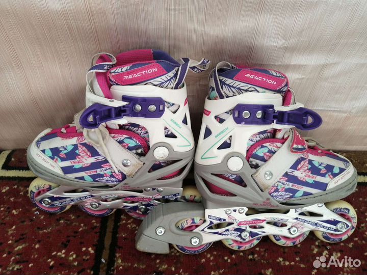 Роликовые коньки детские размер 26-31