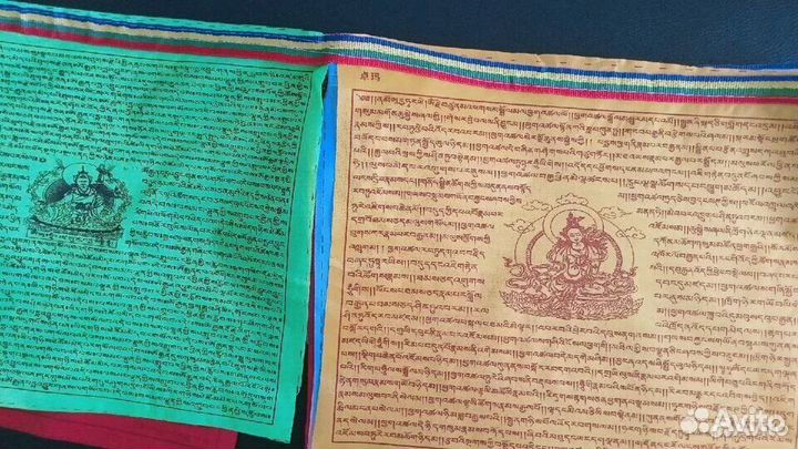 Молитвенные флажки Тибет Буддизм конь ветра