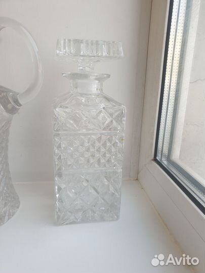 Штофы и графины СССР хрусталь