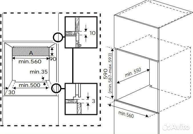 Встраиваемый духовой шкаф Indesit IFE 3644 BL Новы