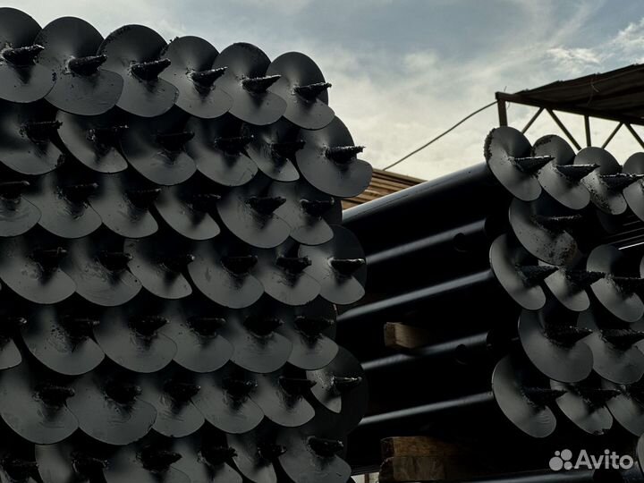 Монтаж винтовых свай