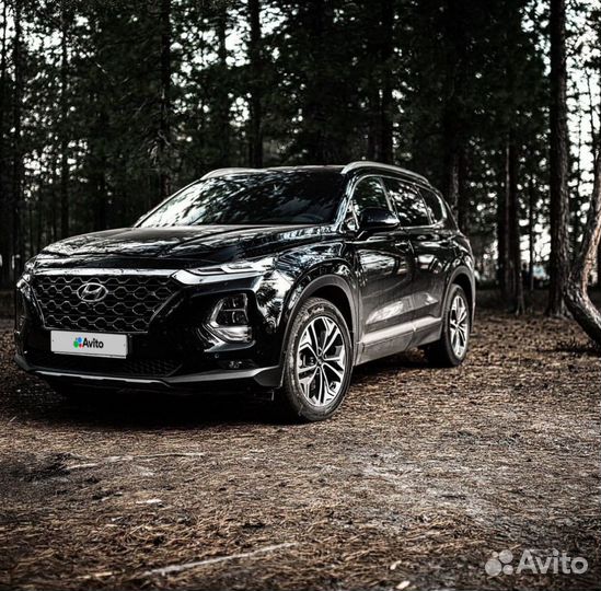 Hyundai Santa Fe 3.5 AT, 2020, битый, 47 000 км