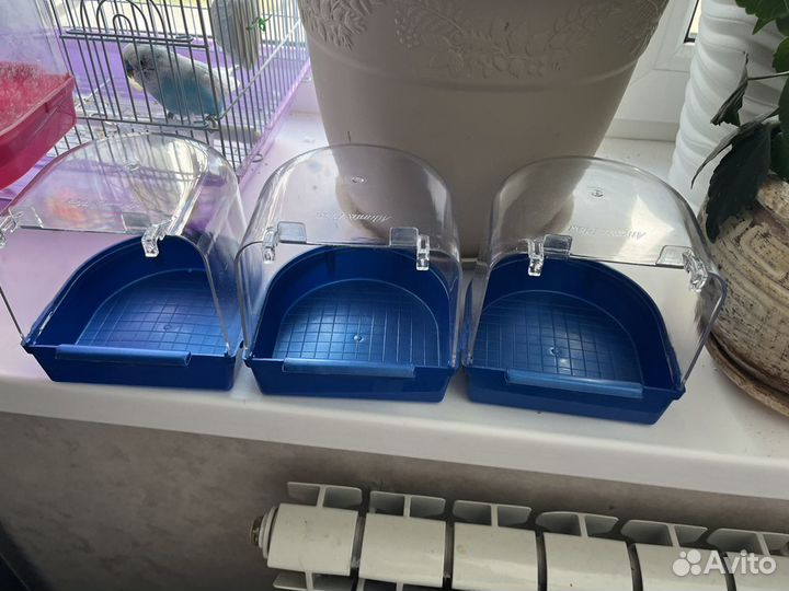 Ванночка для купания/купалка/поилка для птиц