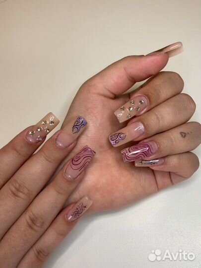 Маникюр с покрытием гель лак