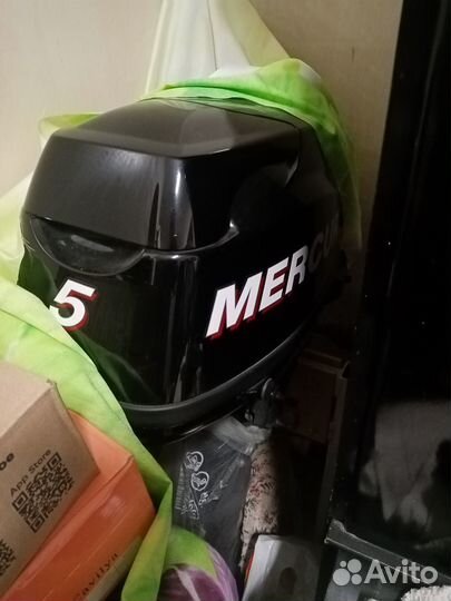 Лодочный мотор Меркури 5 л с 4т