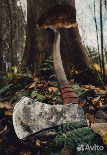 Кованый топор Колун валочный