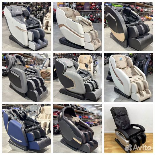 Массажные кресла с S кареткой и документами