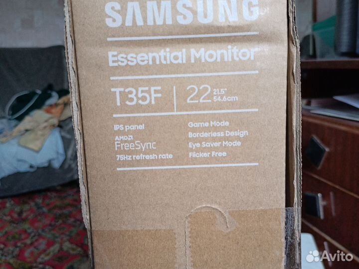 Монитор Samsung 21.5' Full HD 75гц 5мс