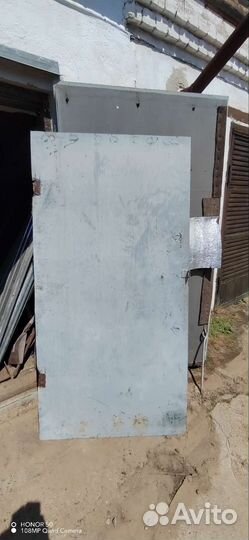 Ворота гаражные металлические бу