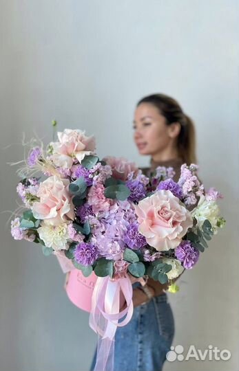 Гортензия, дианиус, цветочная композиция