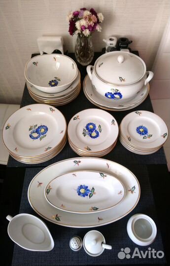 Столовый обеденный сервиз Барановка 1960-е годы