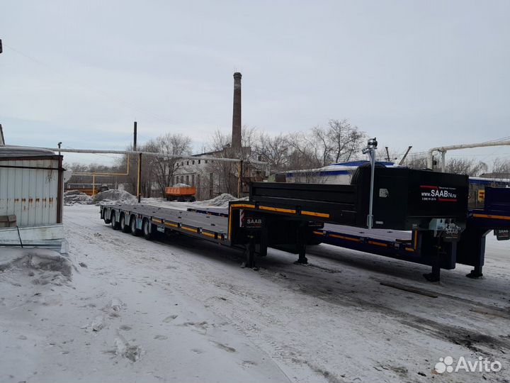 Полуприцеп трал (тяжеловоз) Saab 9891, 2023