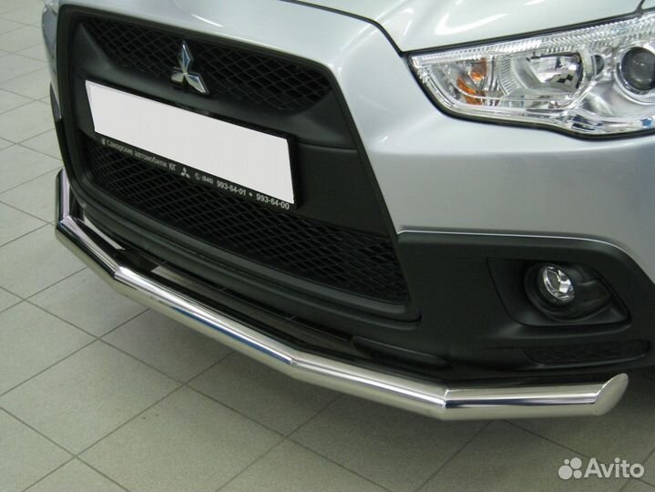 Защита передн. бампера Mitsubishi ASX 2010-2011