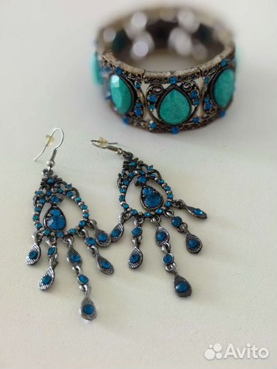 Серьги и браслет
