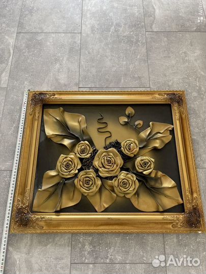 Картина из кожи