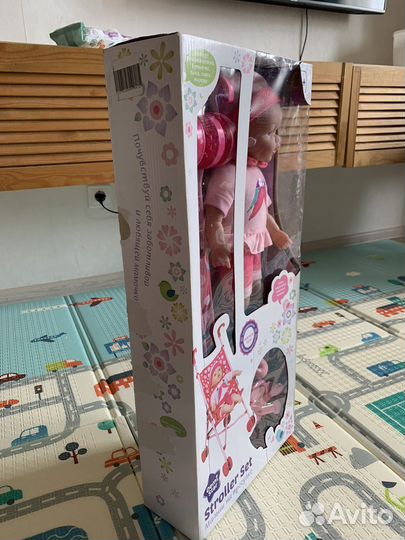 Кукла Софи с коляской demi star малыш на прогулке