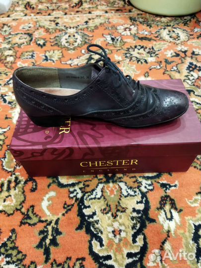 Туфли женские 38 размер натуральная кожа Chester