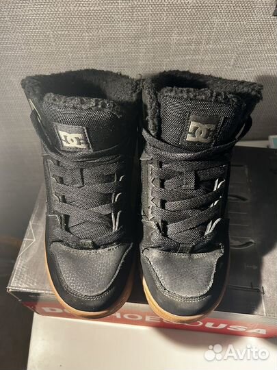 Высокие утепленные кеды DC shoes 38 размера
