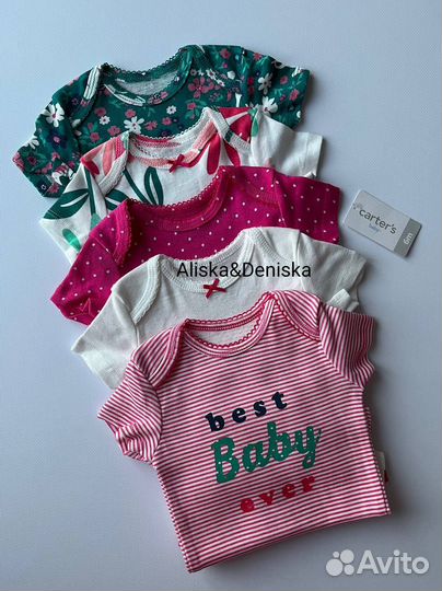 Боди с коротким рукавом Carter's 6,12
