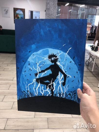 Картина акрилом на холсте