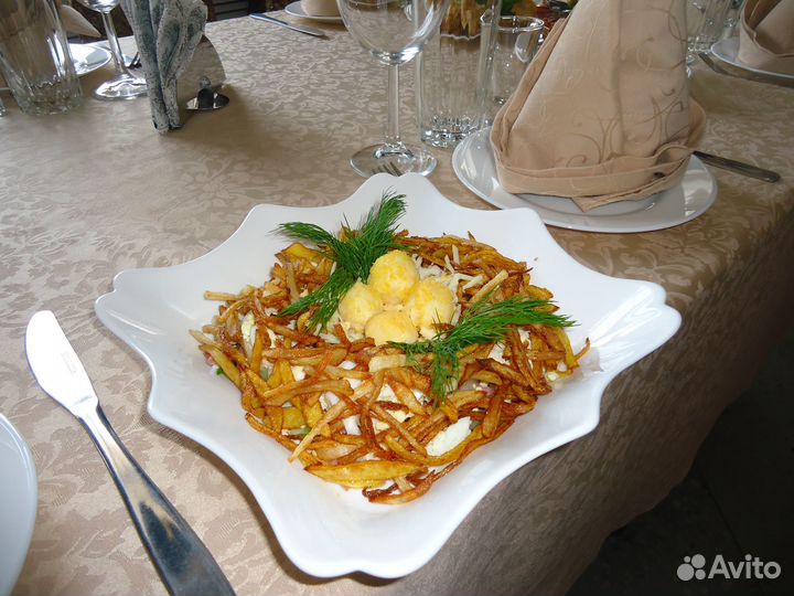 Блюда на праздник, фуршеты, еда с доставкой