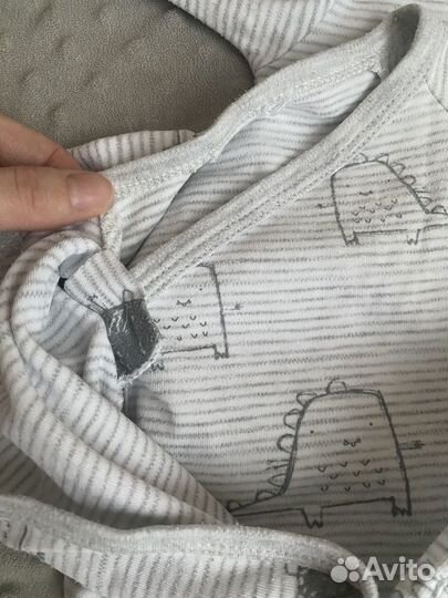 Слип и боди для новорожденного 56