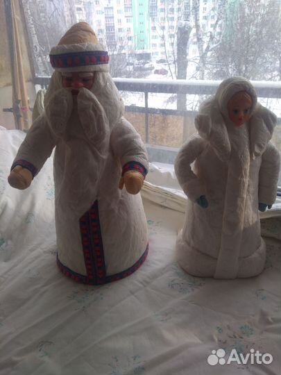 Дед мороз и снегурочка под елку СССР