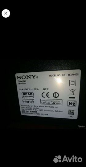 Sony xf9005 55