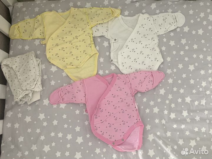 Вещи для недоношенных, р 46-50, на девочек