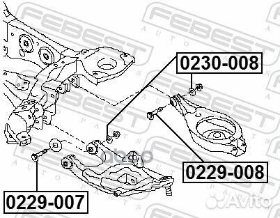 Болт с эксцентриком;nissan patrol Y62 2010.03