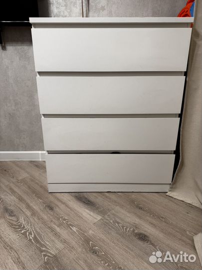 Комод IKEA мальм 4 ящика