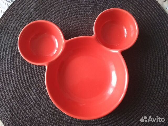 Керамическая тарелка Микки Маус