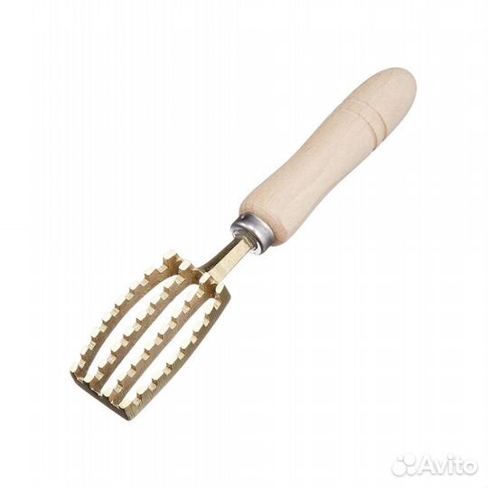 Рыбочистка латунь дерев.рукоять 200 мм. Япония