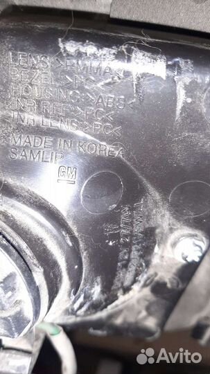 Фонарь задний шевроле орландо