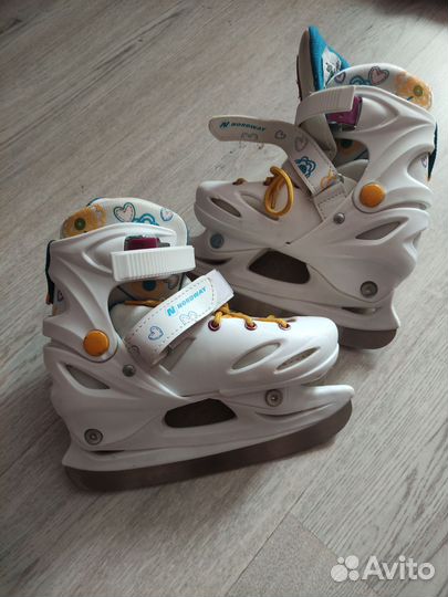 Коньки nordway детские раздвижные р 30-33