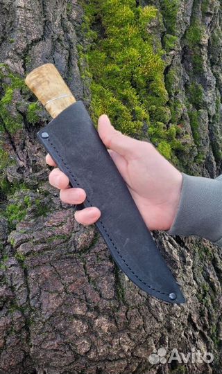 Нож охотничий из стали х12мф