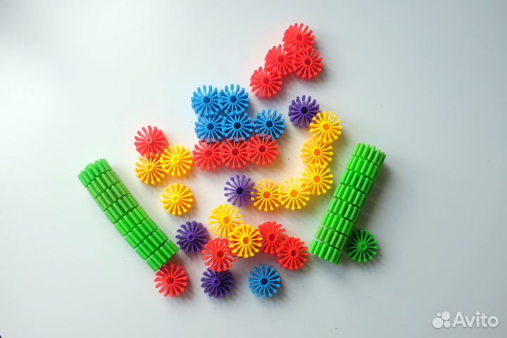 3 детских конструктора пакетом (1,5 - 5 лет)