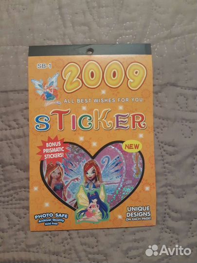 Наклейки winx