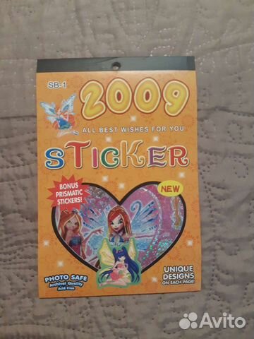 Наклейки winx