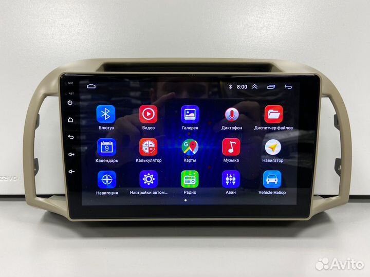 Магнитола Nissan March K12 Android