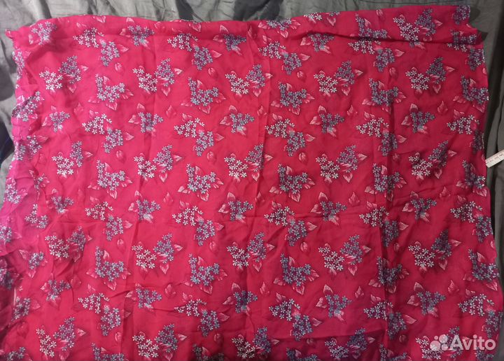 Ткань натуральный шелк шифон СССР