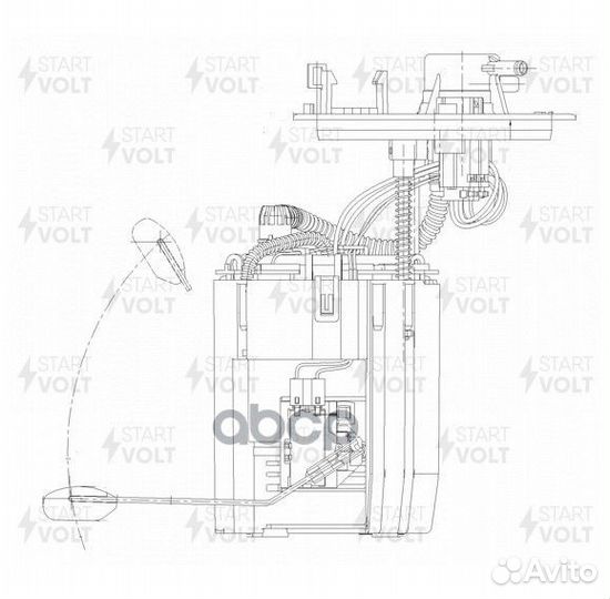 Модуль топливного насоса для а/м Hyundai Solari