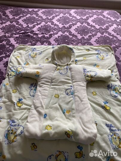 Конверт на выписку зимний