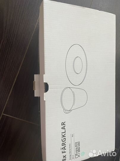 Сервизы кофейный и чайный IKEA fargklar